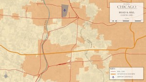 3.2-30-Metro Chicago existing Rural Road and Rail (2009)
